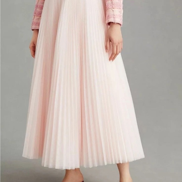 Anthropologie Hutch Pink Tulle Maxi Skirt - Picture 4 of 6